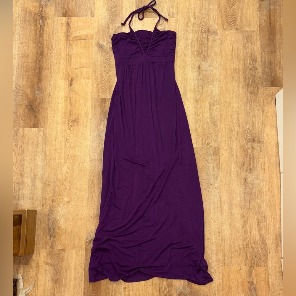 Wendy Bellissimo Halter Maxi Dress